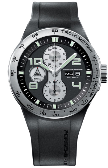 Review Porsche Design Flat Six Automatic Chronograph 6340.41.44GB watch for sale